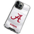 University of Alabama White Jersey iPhone 13 Pro Max Clear Case